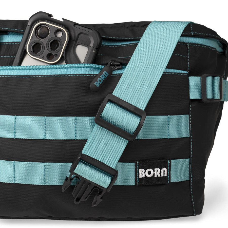 TechTrail bag black-mint