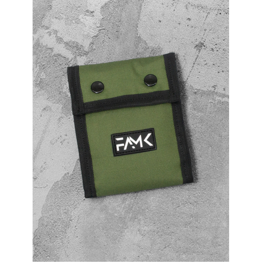 Кошелек (портмоне) на кнопках для мужчин и женщин FAMK Tri-fold Кошелек (портмоне) на кнопках для мужчин и женщин FAMK Tri-fold