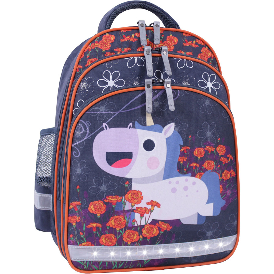 Рюкзак школьный Bagland Mouse 321 серый 499 (0051370)