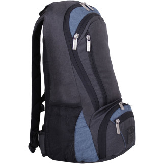 Рюкзак для ноутбука Bagland Granite 23 л. чорний/сірий (0012069)