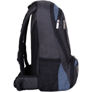 Рюкзак для ноутбука Bagland Granite 23 л. чорний/сірий (0012069)