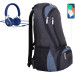 Рюкзак для ноутбука Bagland Granite 23 л. чорний/сірий (0012069)