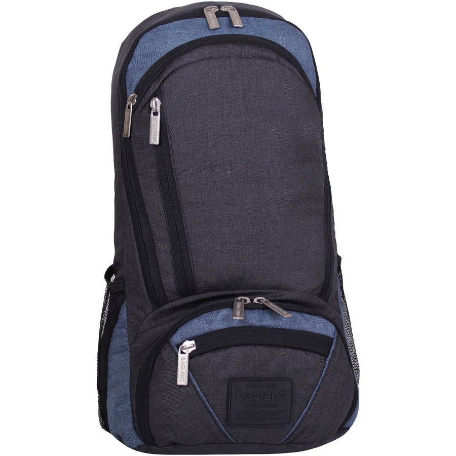 Рюкзак для ноутбука Bagland Granite 23 л. чорний/сірий (0012069) Рюкзак для ноутбука Bagland Granite 23 л. чорний/сірий (0012069)